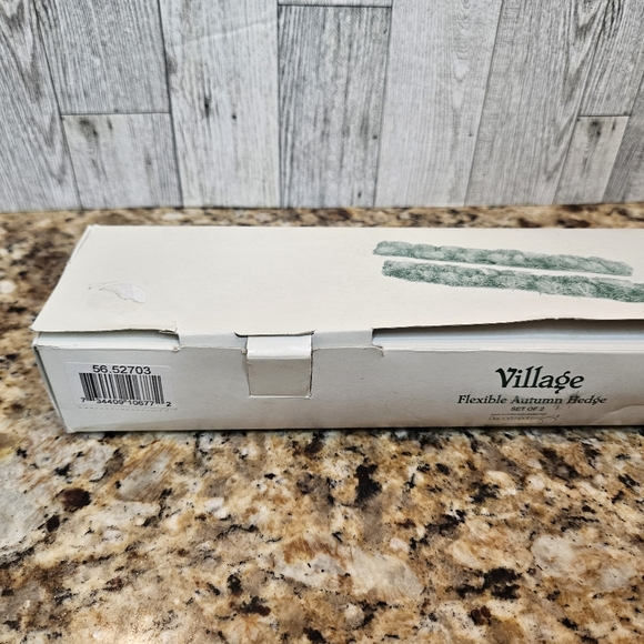 Dept 56 Flexible Autumn Hedges Set of 2 in box  Retired Collectible Holiday 1998 - Picture 5 of 15